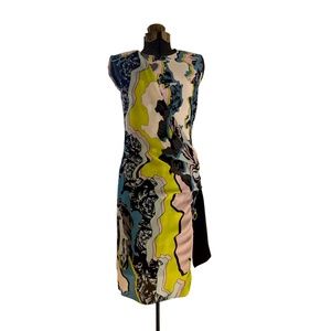Versace Multicolor Midi Dress Italian Size 40
